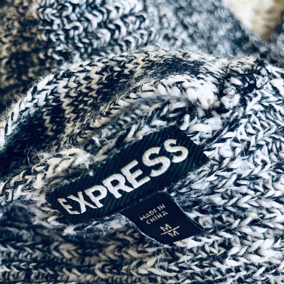 Express marled sweater cross cross back - Picture 2 of 7